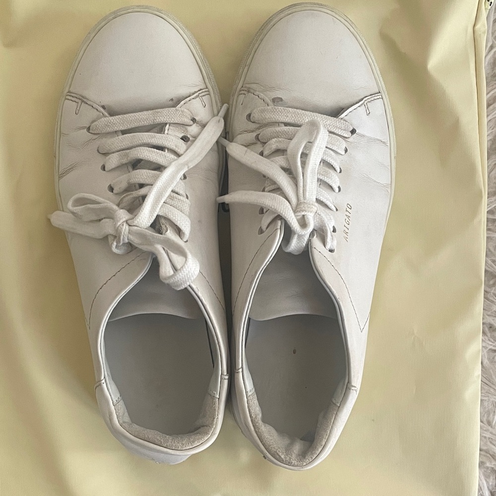 Axel Arigato White Leather Sneakers